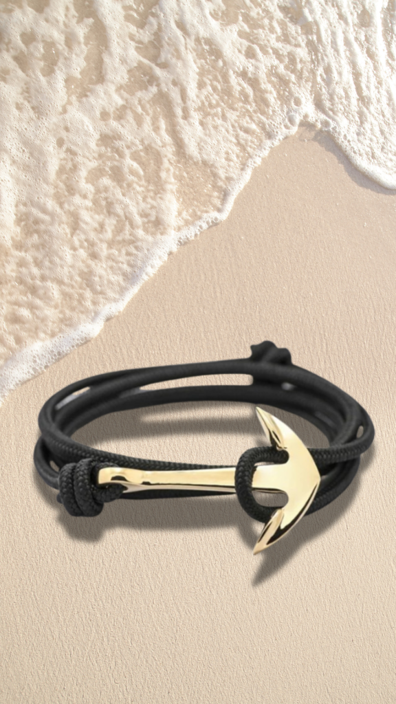 Piratenschmuck Marine-Ankerarmband-