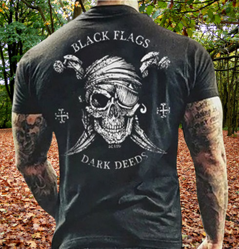 Black flag Piraten T shirt