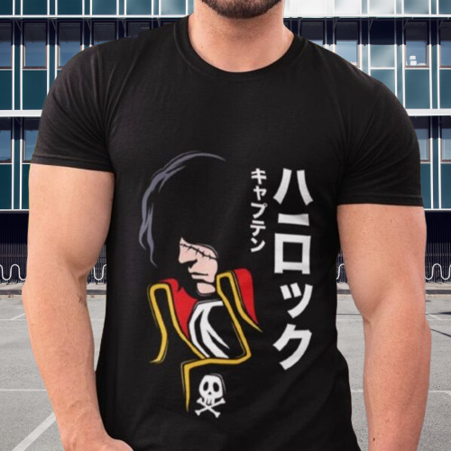 Piraten-T-shirt-Harlock