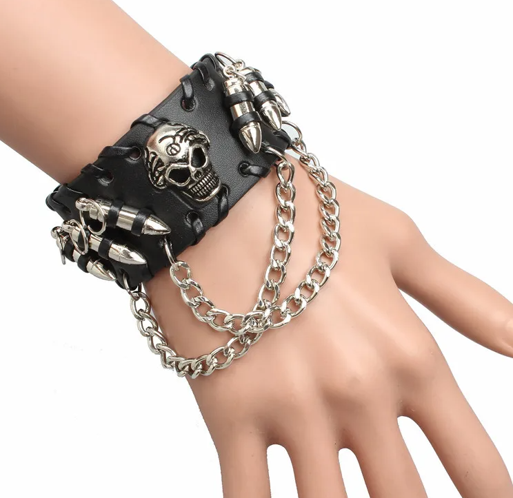 Piratenschmuck-Armband-Pistolenkugeln-