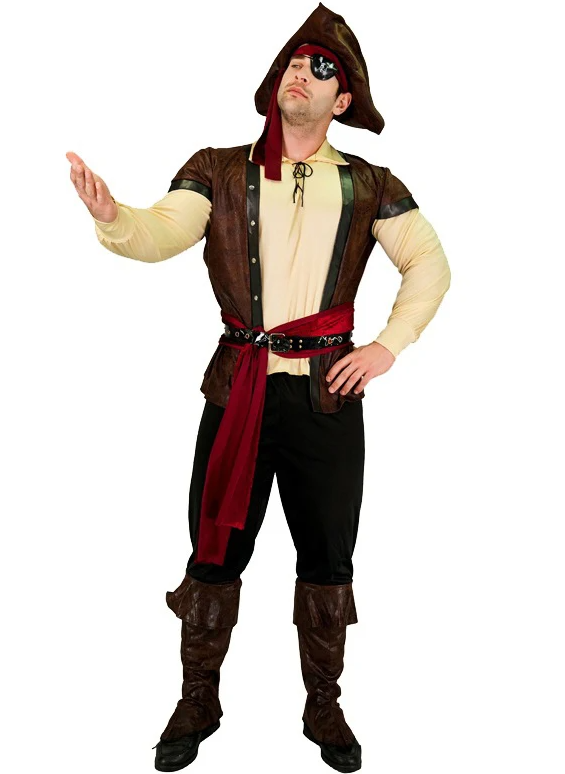 Piraten-Verkleidung-Jack Sparrow