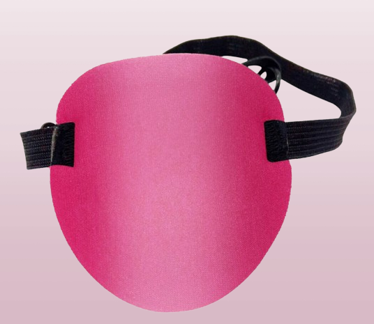 Piraten-augenklappe kapitan rosa