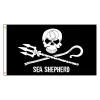 Sea Shepherd-Flagge Lot von 10 Stück