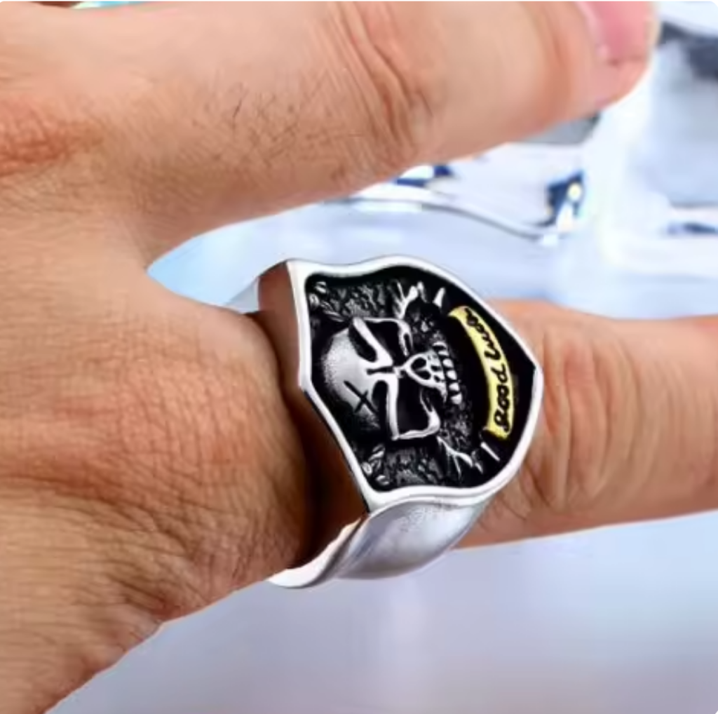 Piratenschmuck Ring Good luck