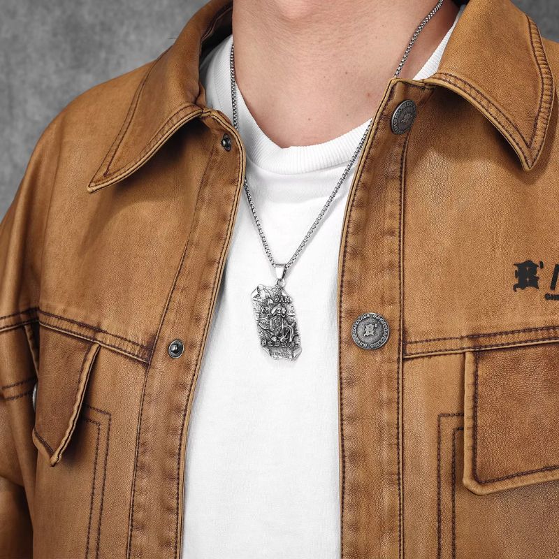 Handgefertigte San Pedro Piraten Halskette bestellen